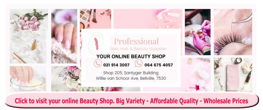 Your Nail supply and beauty shop in Bellville. Shop online and have it delivered or pick up in store.
